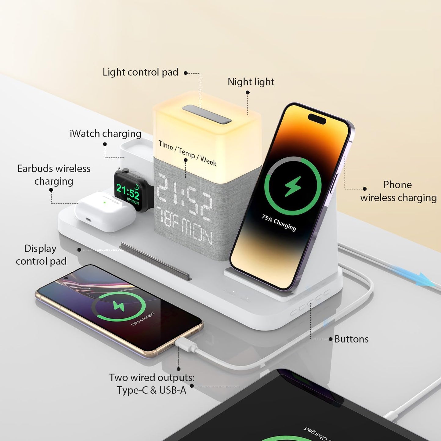 6-in-1 Wireless Charging Set