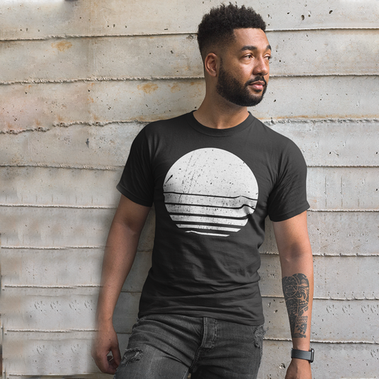 Gradient Circle T-Shirt For Men