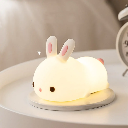 Big Face Rabbit LED Night Lamp